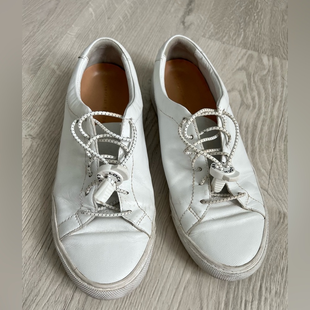 Loeffler Randall white womens sneakers